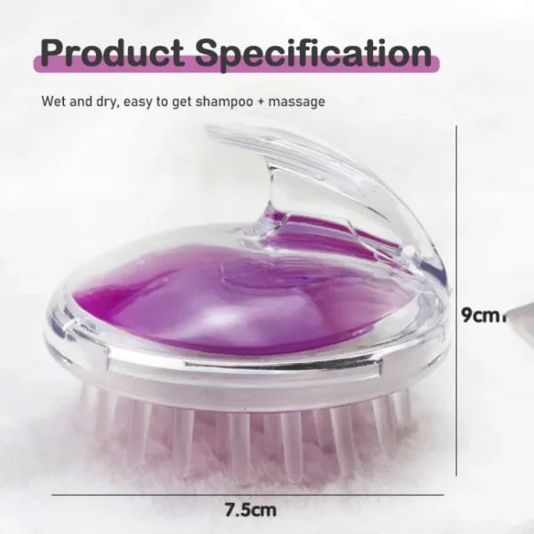 PACK OF 3 Head Scalp Massage Shampoo Brush