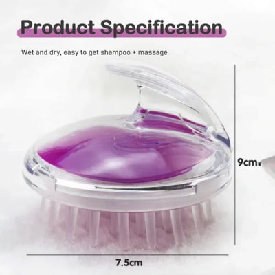 PACK OF 3 Head Scalp Massage Shampoo Brush